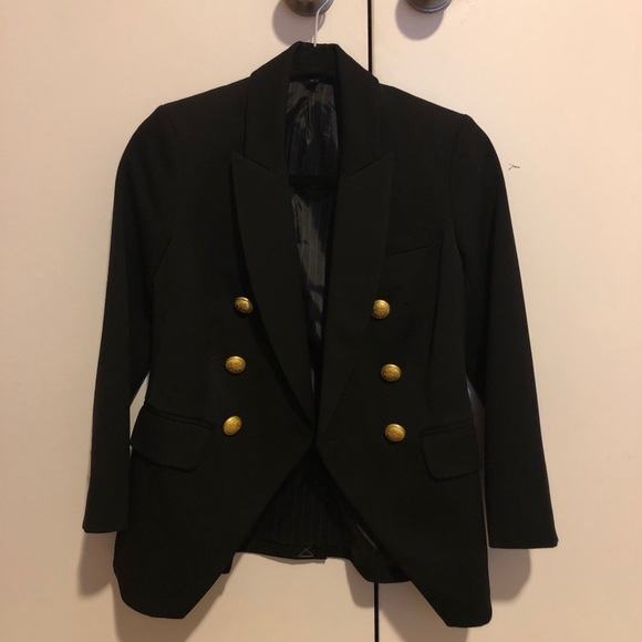 Express soft & sleek double breasted blazer - Picture 4 of 5